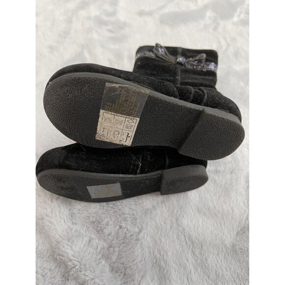 Gymboree Toddler Size 5 Black Boots - Picture 5 of 7